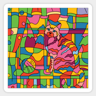 Cats 190 (Style:1) Sticker